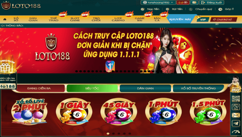 khía cạnh nổi bật của Loto188 nhà cái